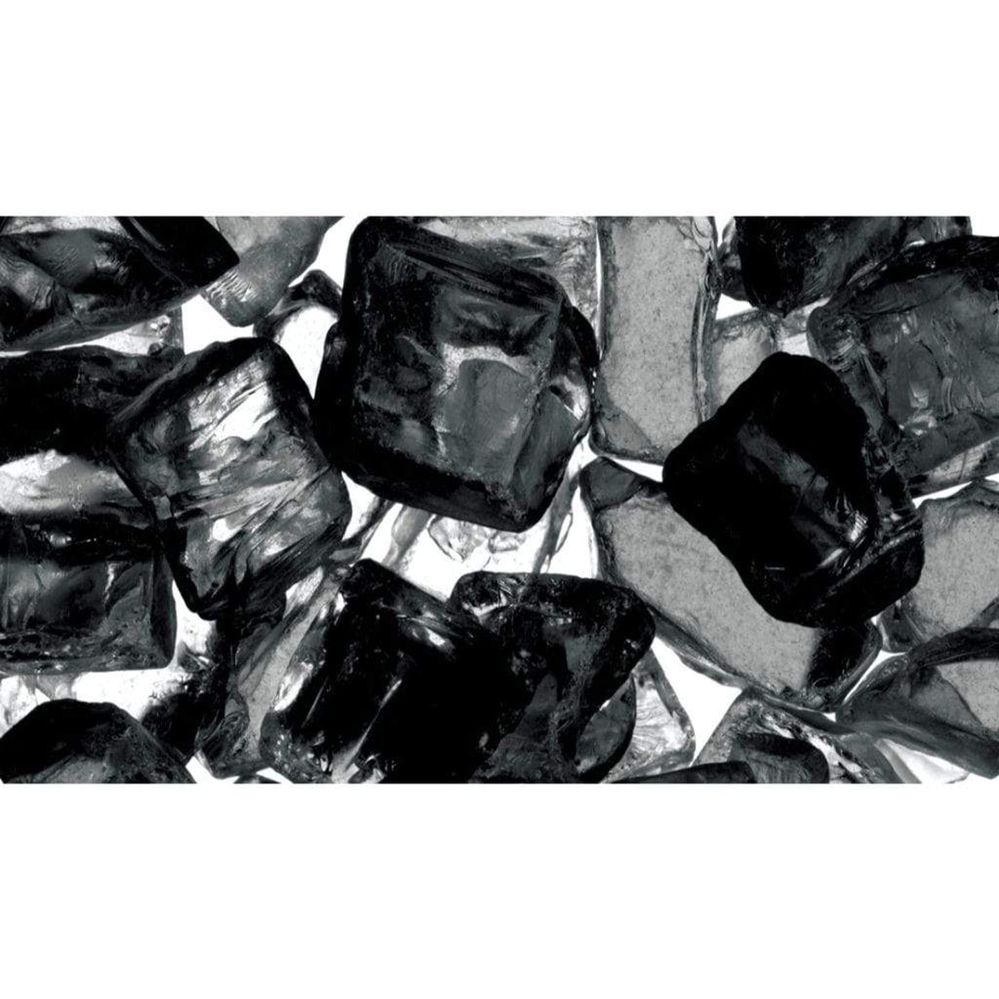 200 lbs. Black Reflective Fire Glass Media