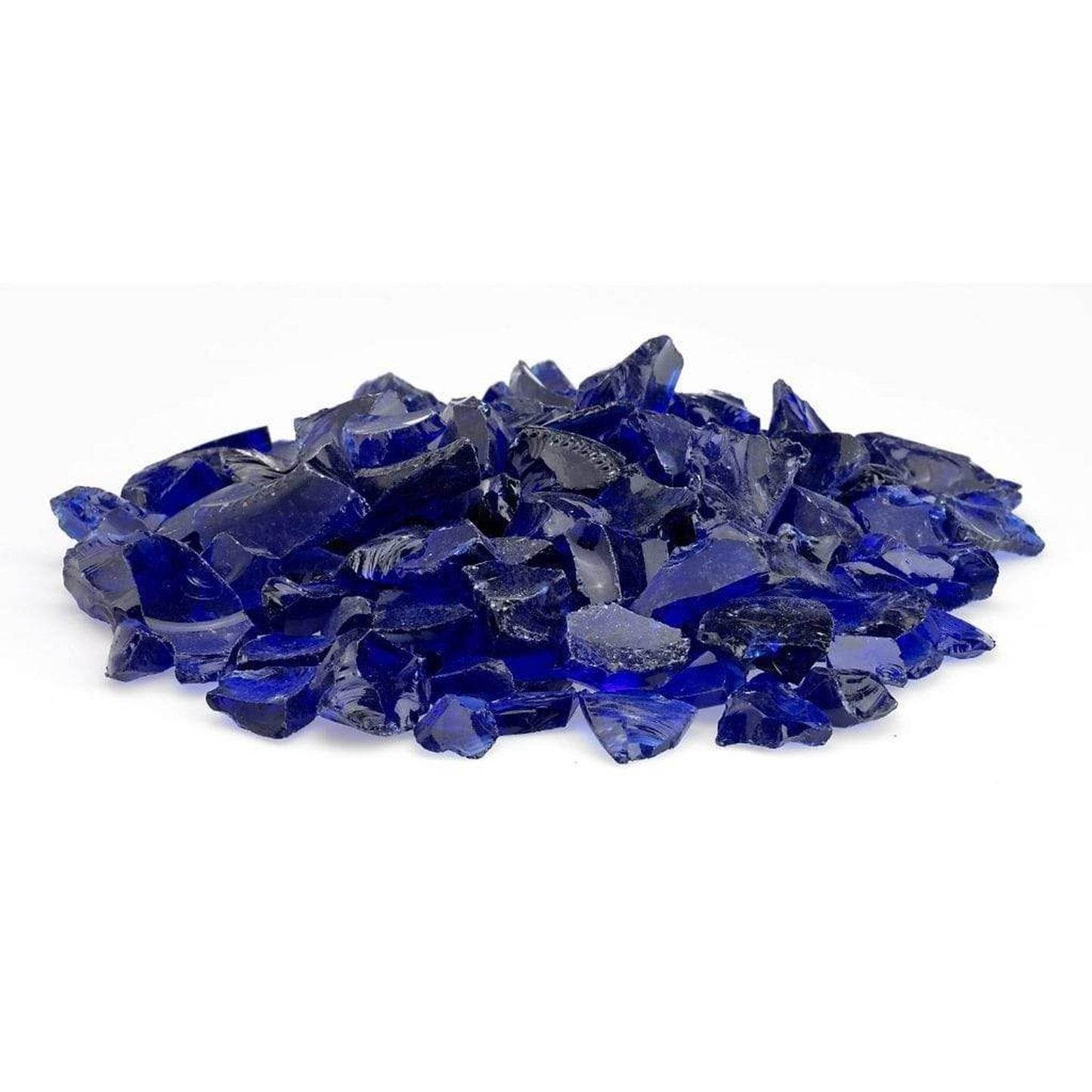 200 lbs. Blue Non-Reflective Fire Glass Media
