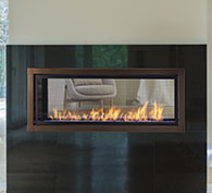 Monessen Artisan 48" Vent Free See-Through Natural Gas Linear Fireplace With IPI Plus Ignition