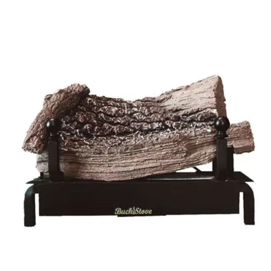 Buck Stove 18" Ceramic Series Vent-Free Thermostatic Natural Gas Shallow Depth Log Set