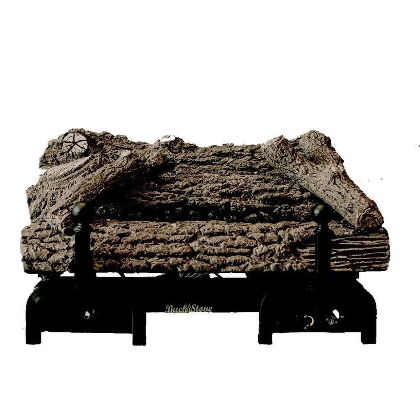 Buck Stove 24" Ceramic Series Vent-Free Remote Ready Natural Gas Log Set