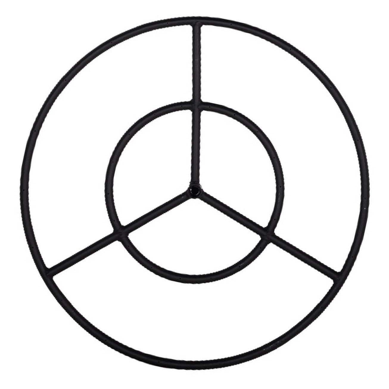 Dagan Industries 24" Black Steel Fire Ring