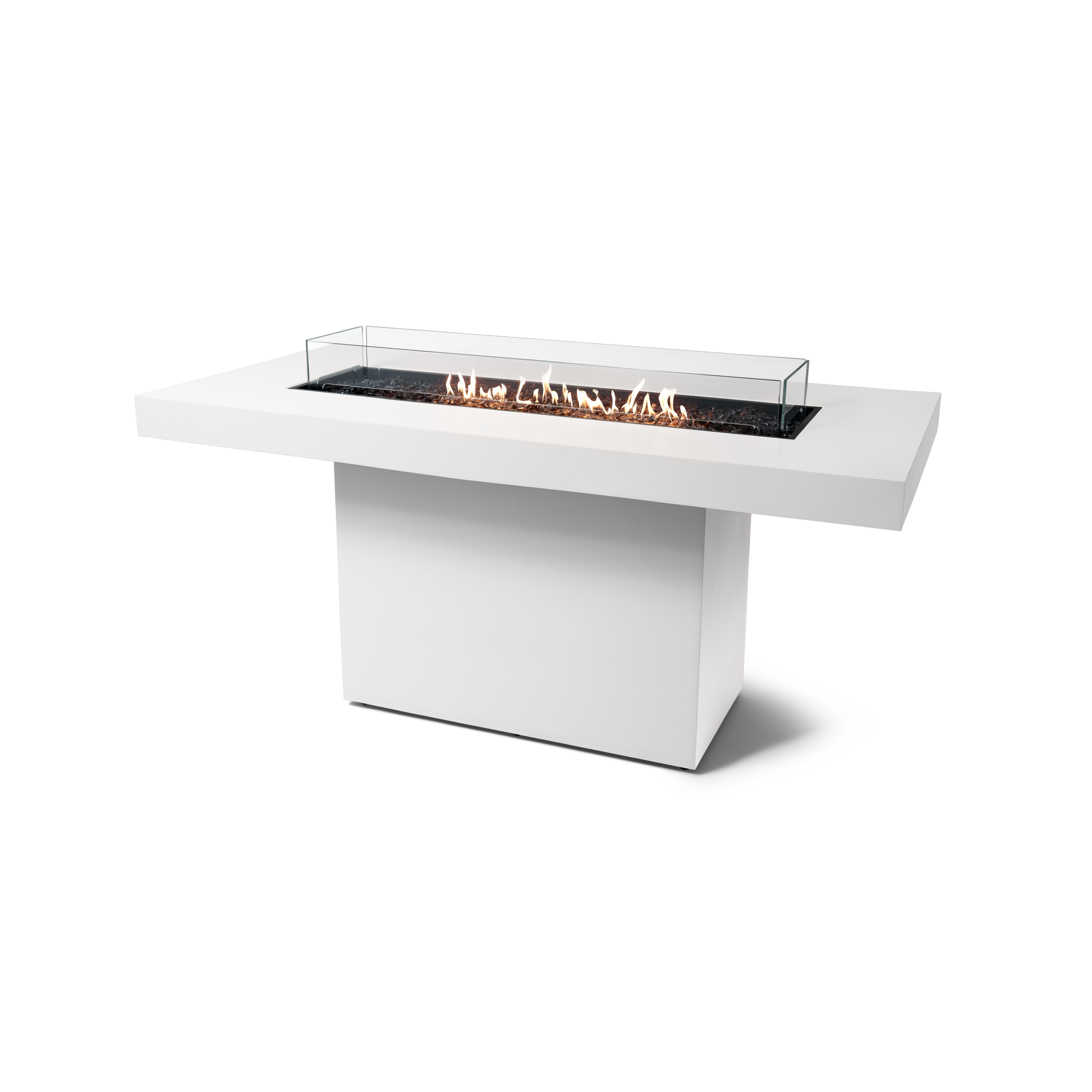EcoSmart Fire 89" Gin 90 Bar Height Fire Pit Table with Gas LP/NG Burner by Mad Design Group