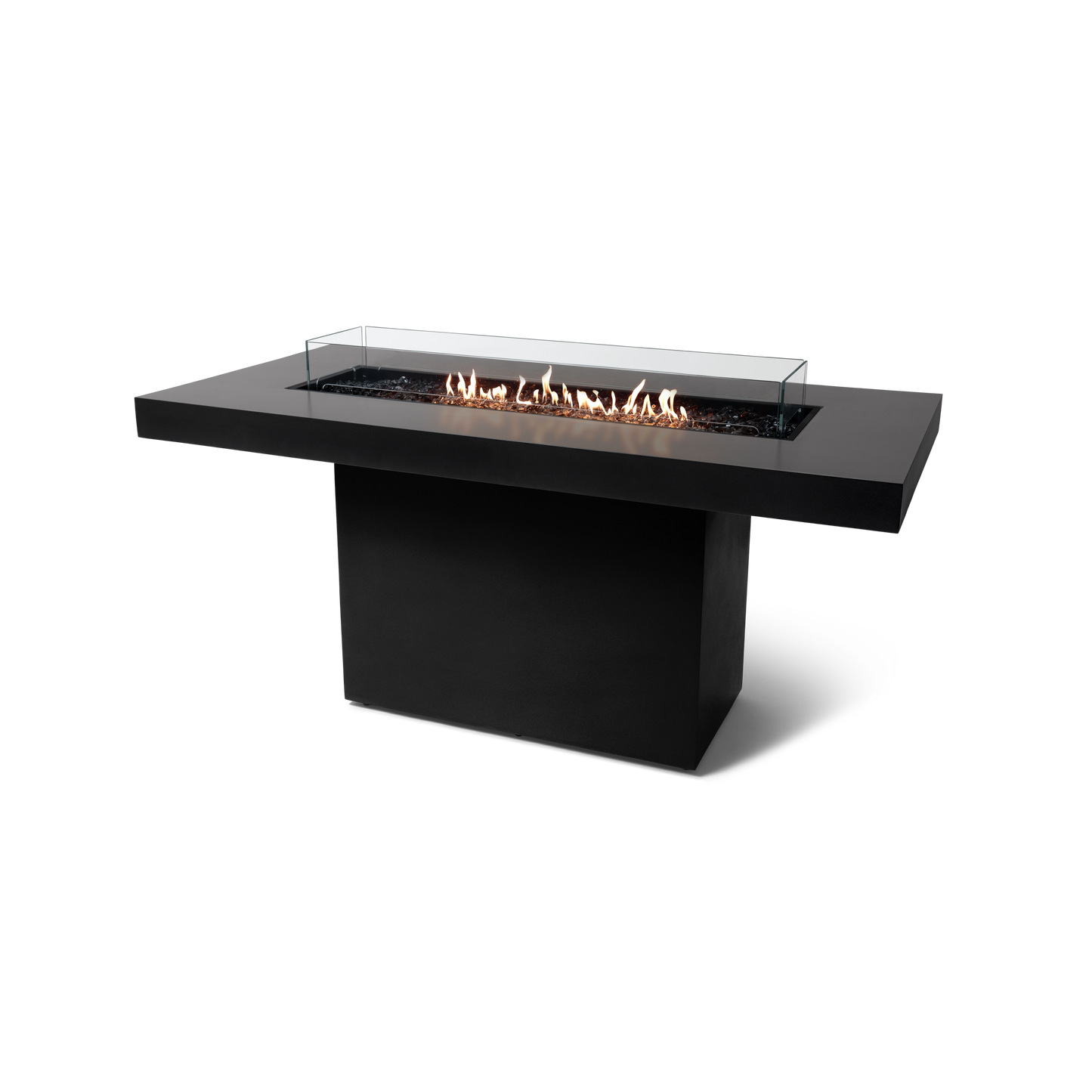 EcoSmart Fire 89" Gin 90 Bar Height Fire Pit Table with Gas LP/NG Burner by Mad Design Group