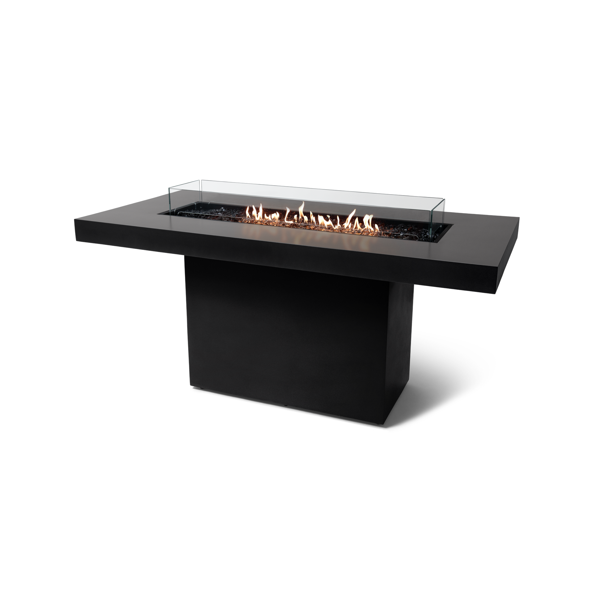 EcoSmart Fire 89" Gin 90 Bar Height Fire Pit Table with Gas LP/NG Burner by Mad Design Group