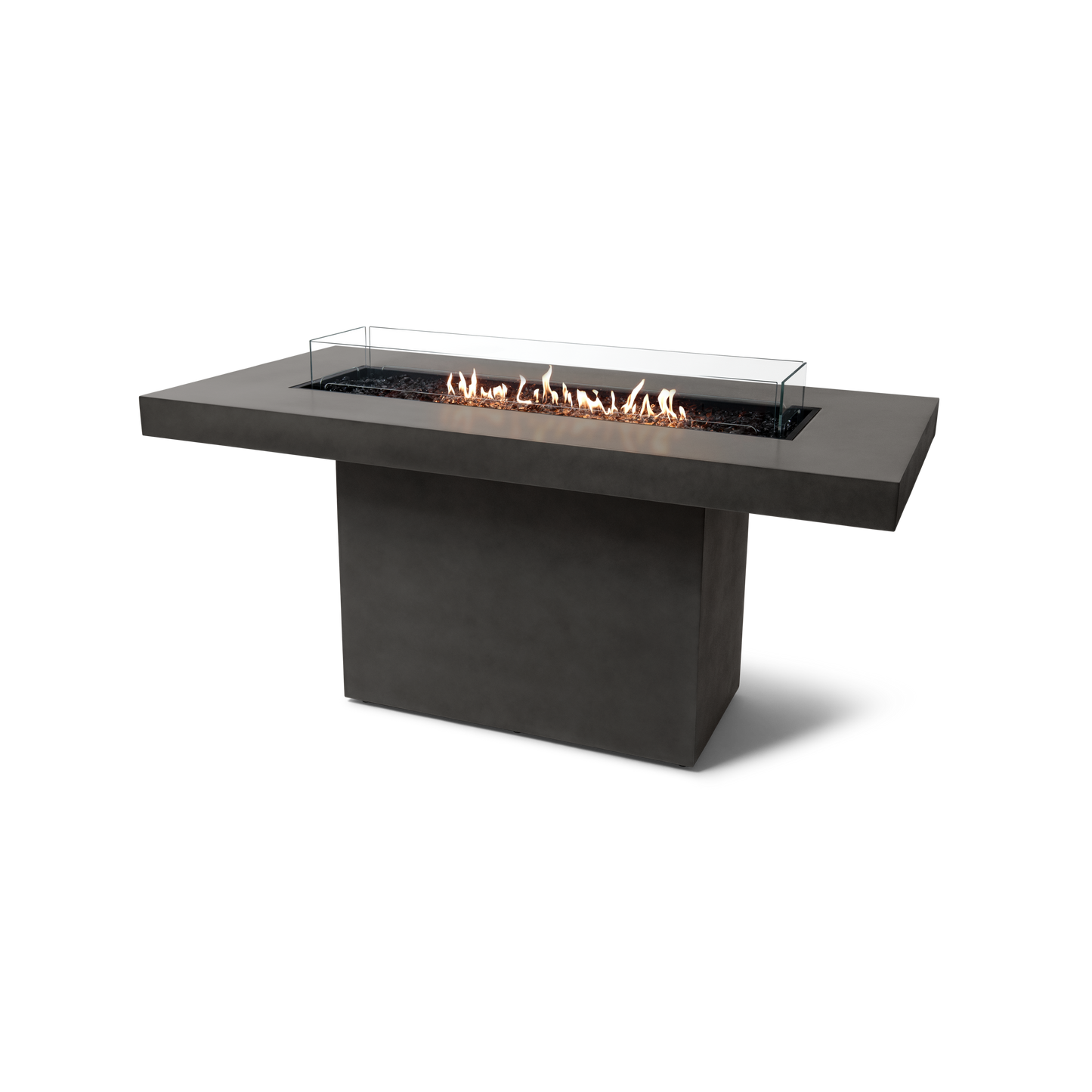 EcoSmart Fire 89" Gin 90 Bar Height Fire Pit Table with Gas LP/NG Burner by Mad Design Group