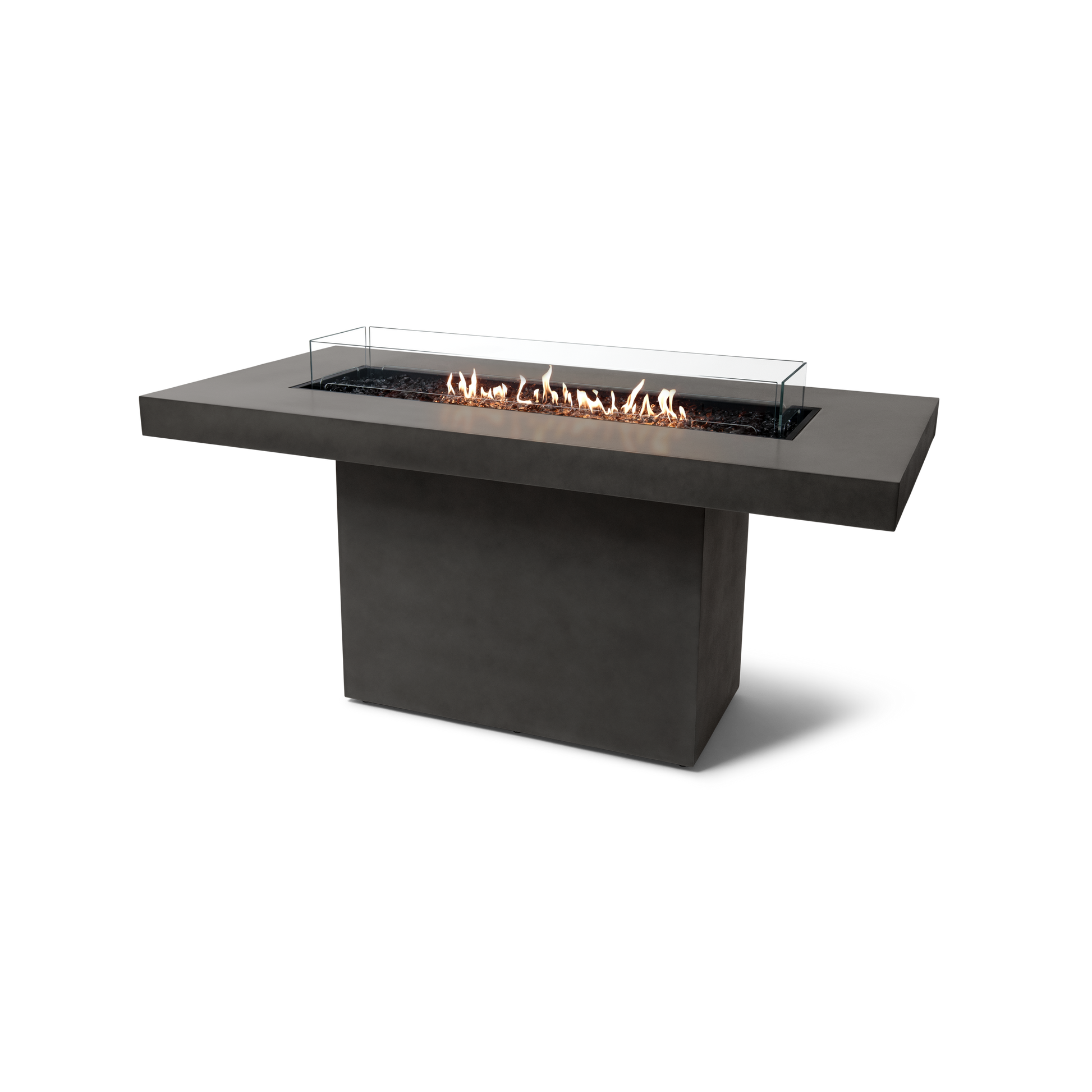 EcoSmart Fire 89" Gin 90 Bar Height Fire Pit Table with Gas LP/NG Burner by Mad Design Group