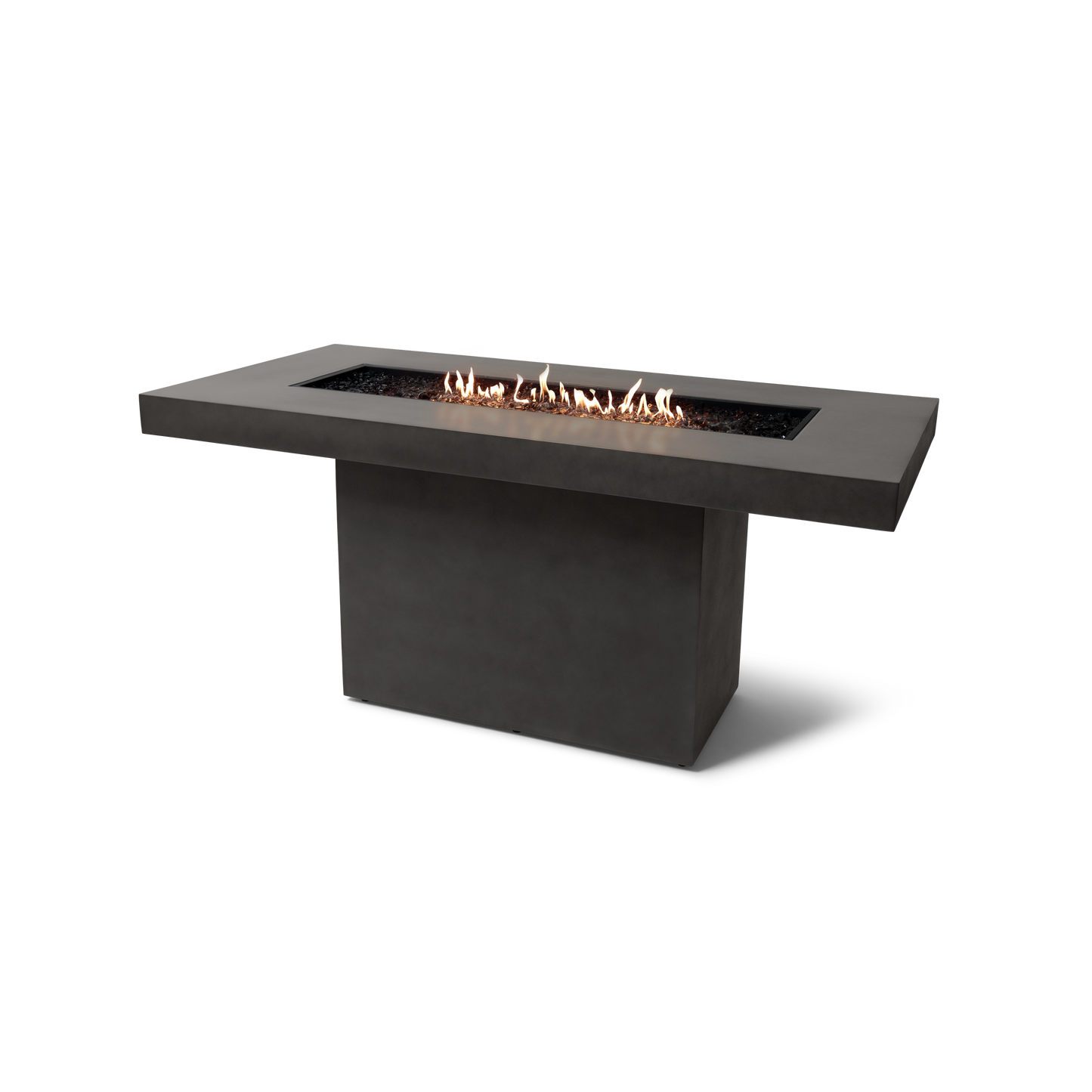 EcoSmart Fire 89" Gin 90 Bar Height Fire Pit Table with Gas LP/NG Burner by Mad Design Group