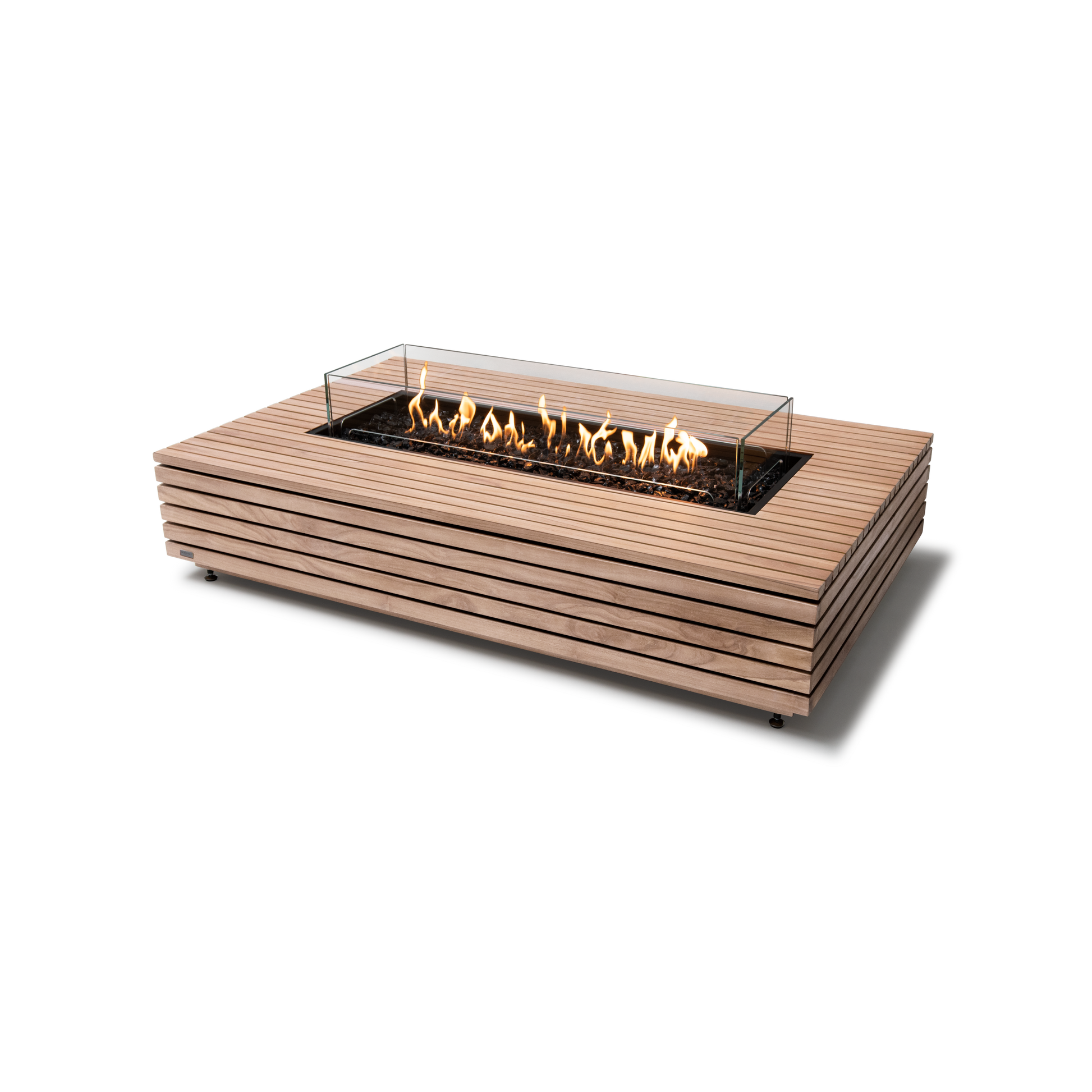 EcoSmart Fire 65" Wharf 65 Fire Pit Table with Gas LP/NG Burner by Mad Design Group