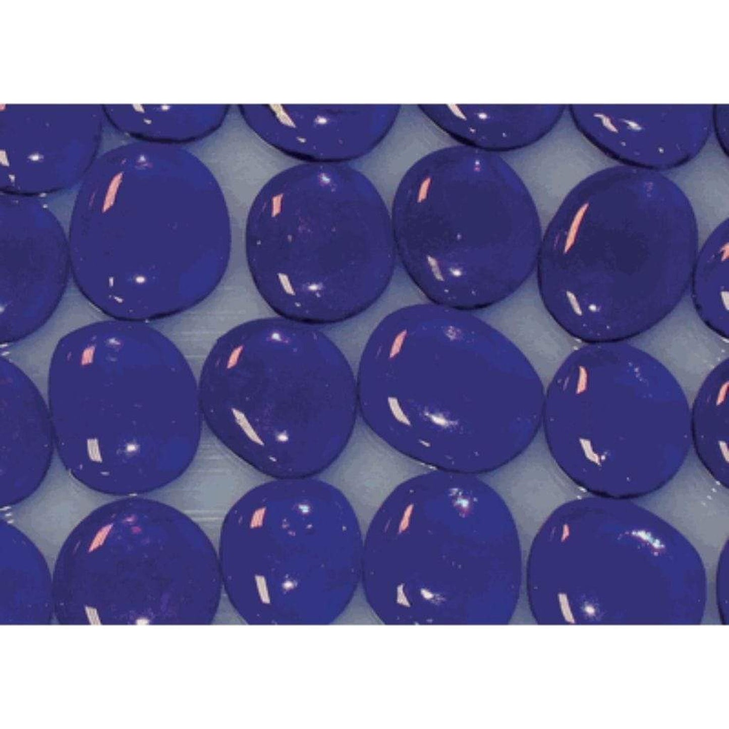 Empire 1" Topaz Clear Reflective Decorative Glass Drops (2 Sq. Ft.)