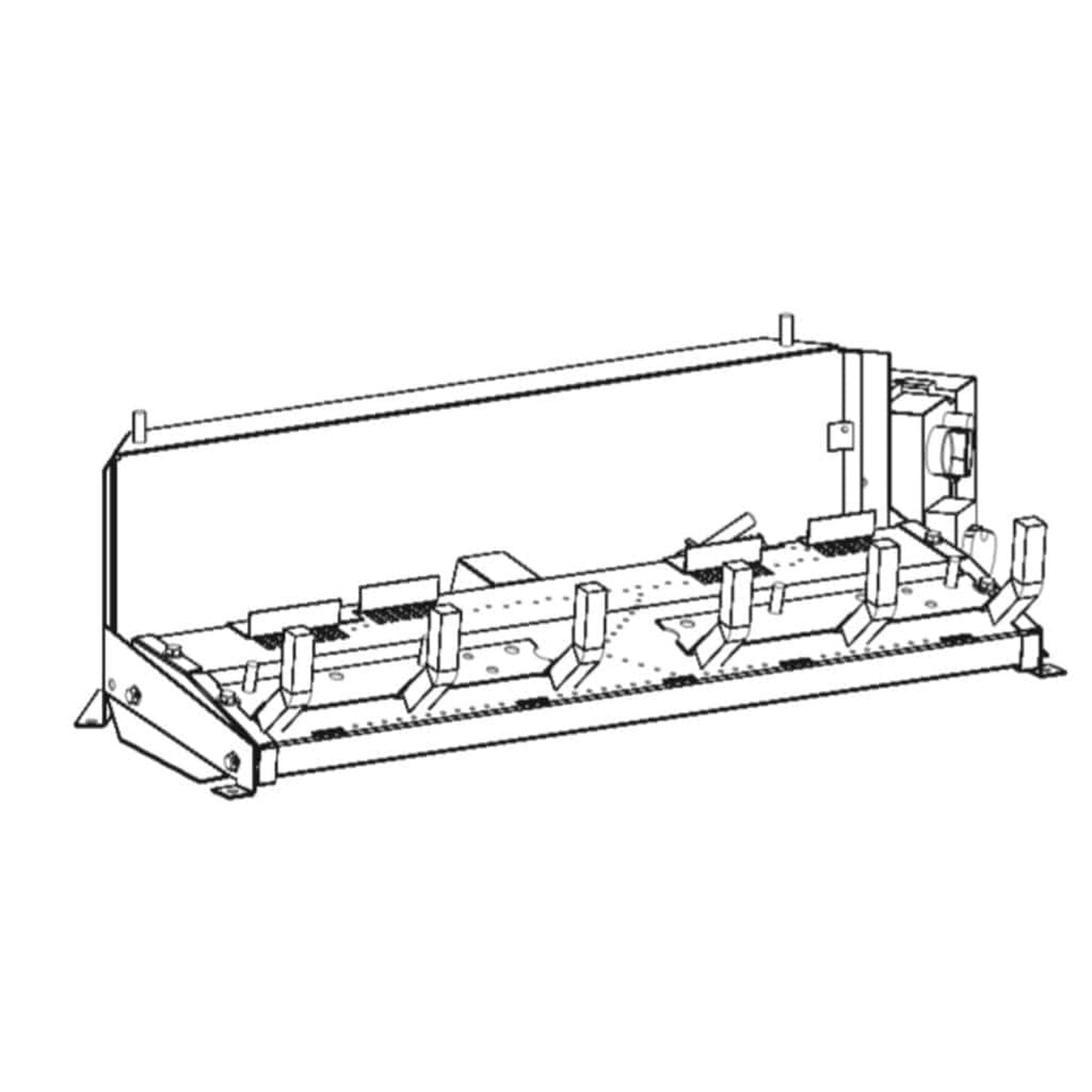 Empire 18" Intermittent Pilot With Thermostat Variable Remote Control, Natural Gas Vent Free Slope Glaze Burner