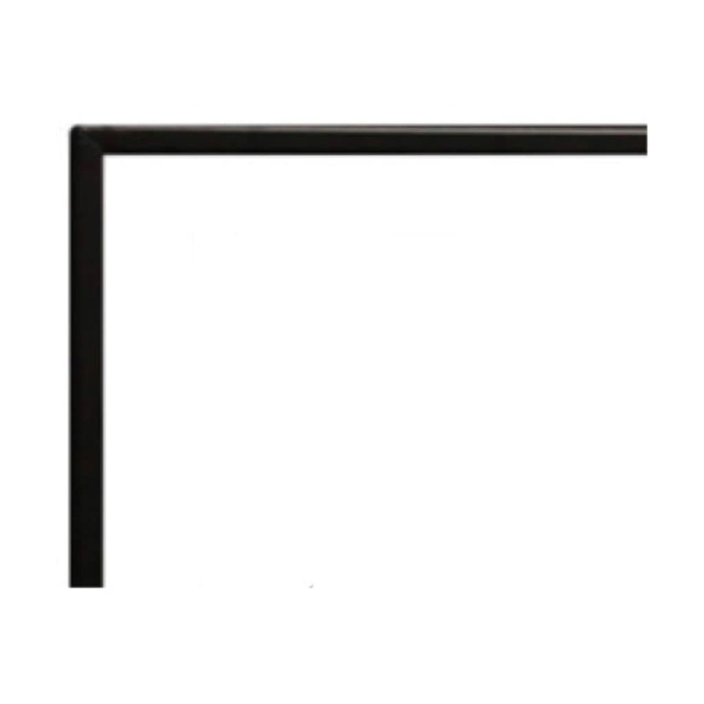 Empire 3/4" Matte Black Beveled Frame for 60" Boulevard Vent Free Linear Fireplace