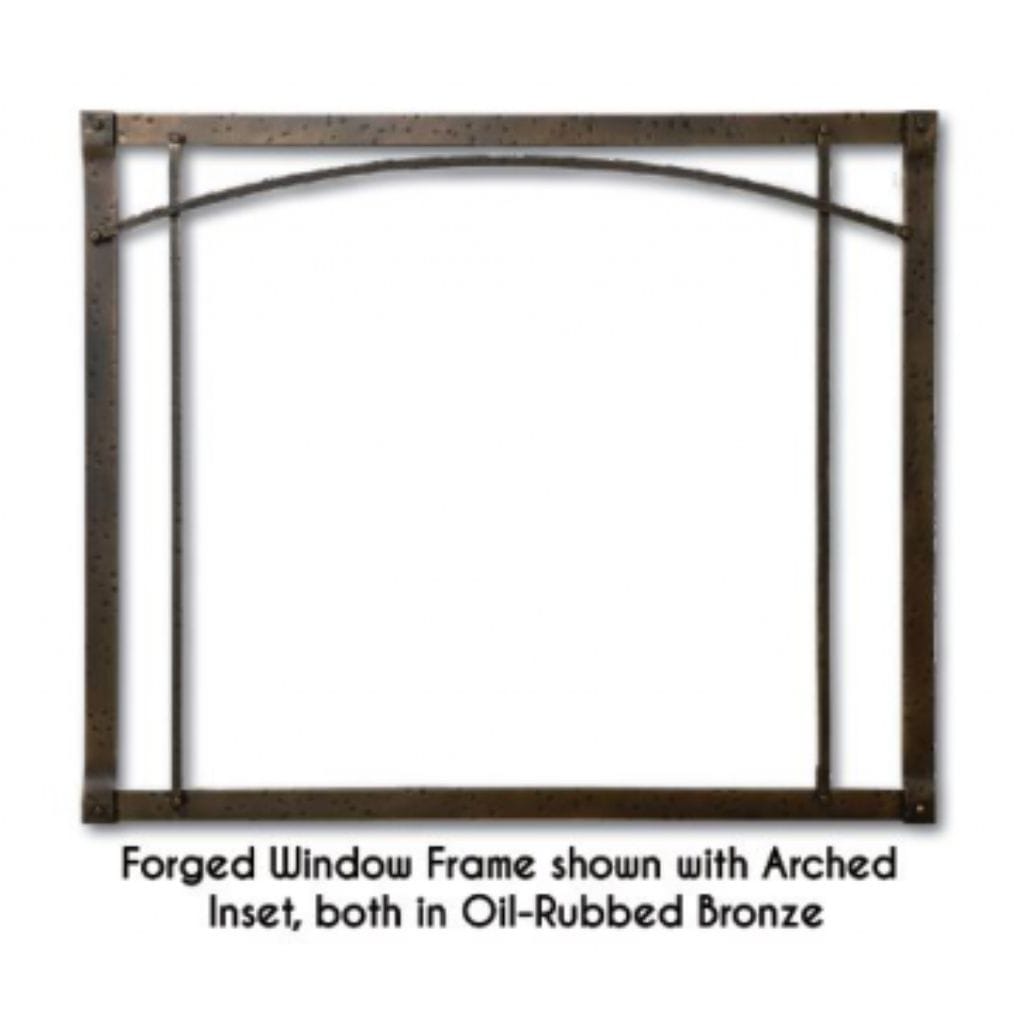 Empire 35" Black Arch Forged Iron Inset for Rushmore DVCT35 Direct Vent Insert