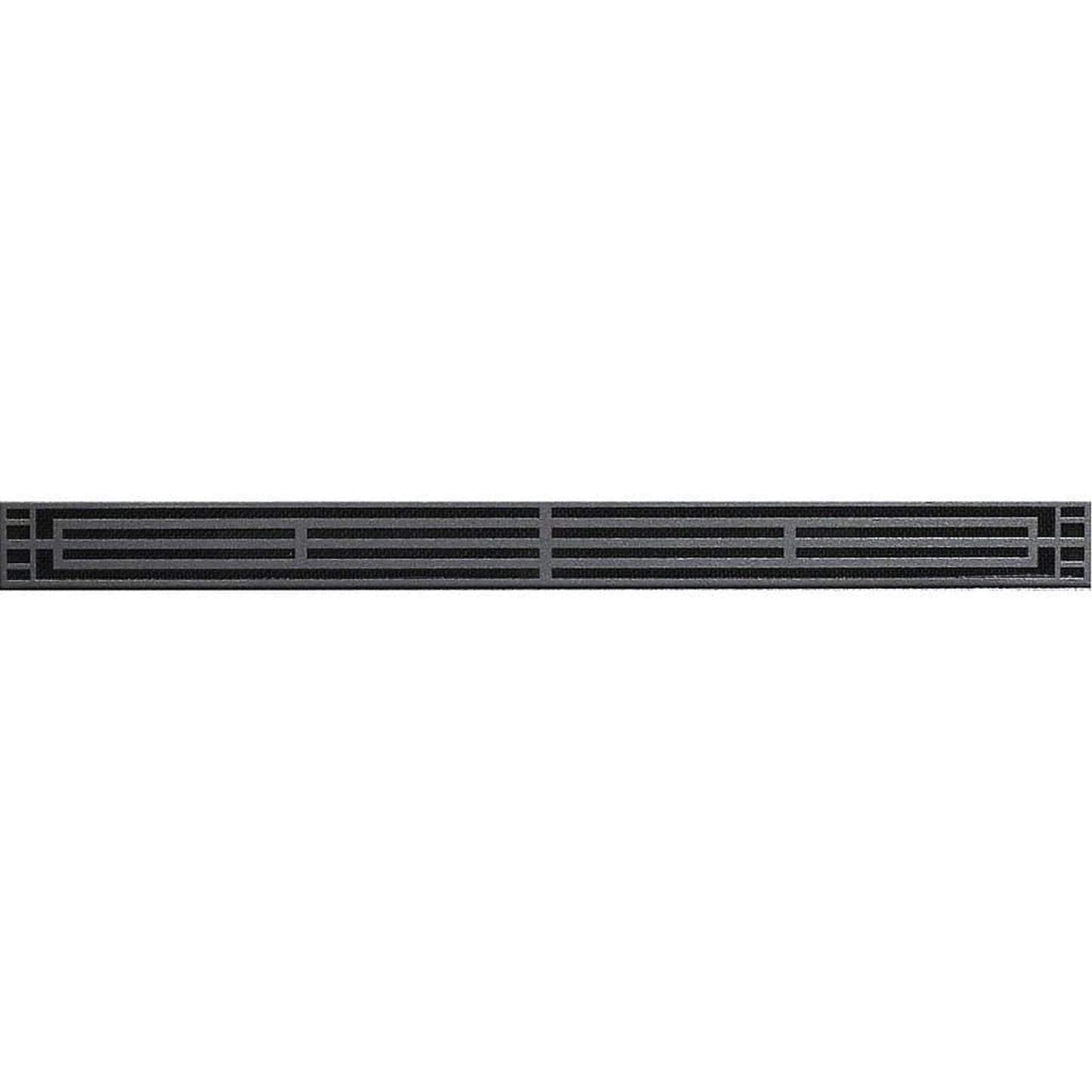Empire Black Mission Louvers for 32" Fireplace and Firebox