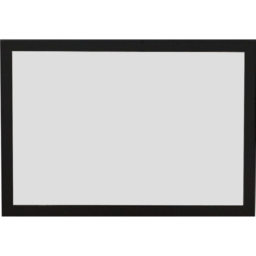 Empire Black Rectangle Door Frame With Barrier for 34" Keystone B-Vent Deluxe Fireplace