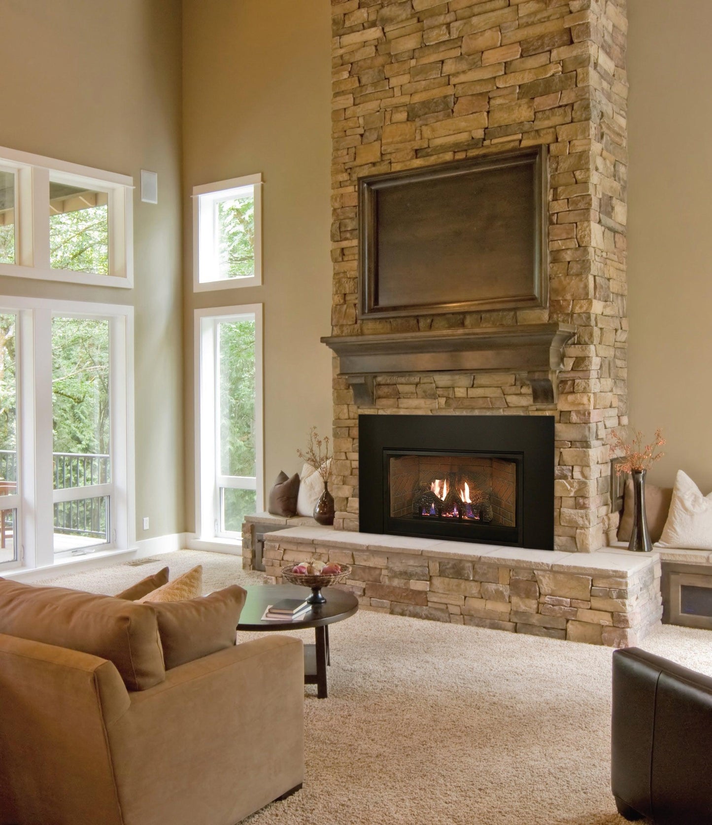 Empire Innsbrook 30" 28,000 BTU Millivolt Control With On/Off Switch, Natural Gas Vent Free Medium Fireplace Insert
