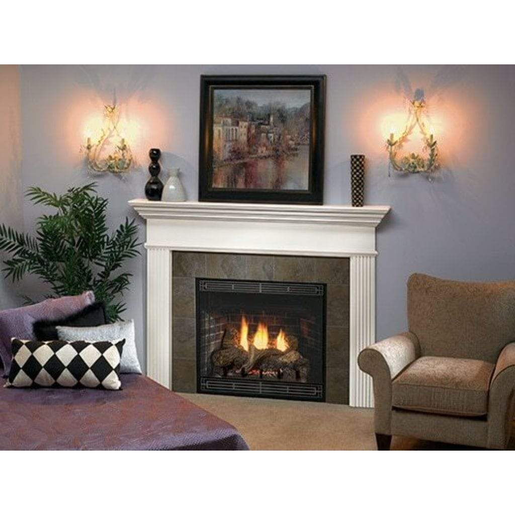 Empire Keystone 36" Millivolt Control With Flush Face, Natural Gas B-Vent Deluxe Fireplace