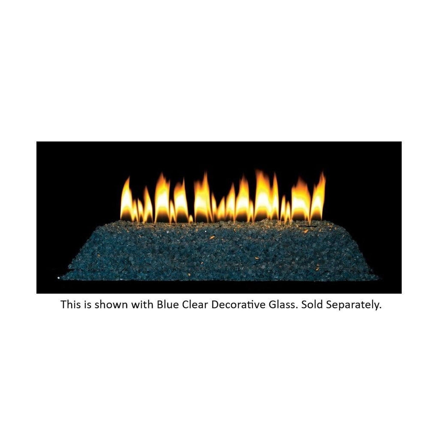 Empire Loft Series 24" Millivolt Control With On/Off Switch, Natural Gas Vent Free Multi Sided Burner