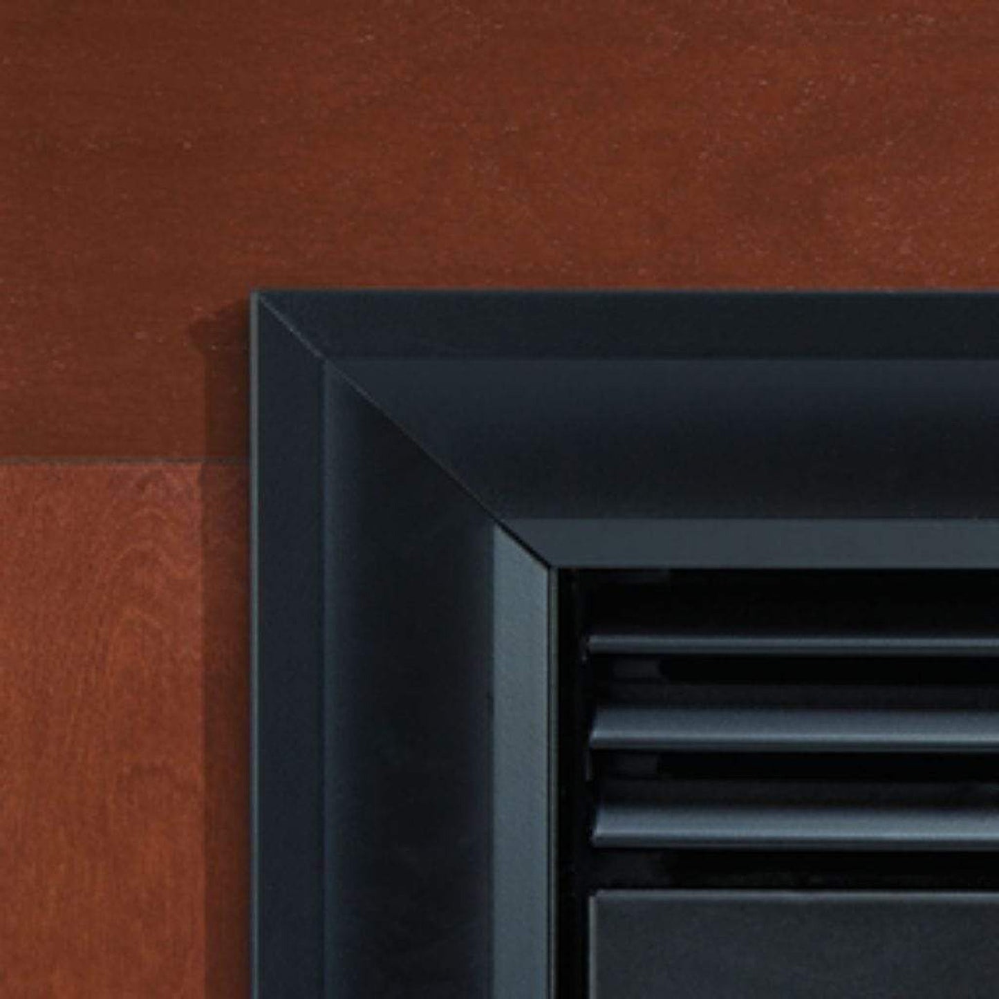 Empire Matte Black 3-Piece Steel Outer Frame for 32" Fireplace and Firebox