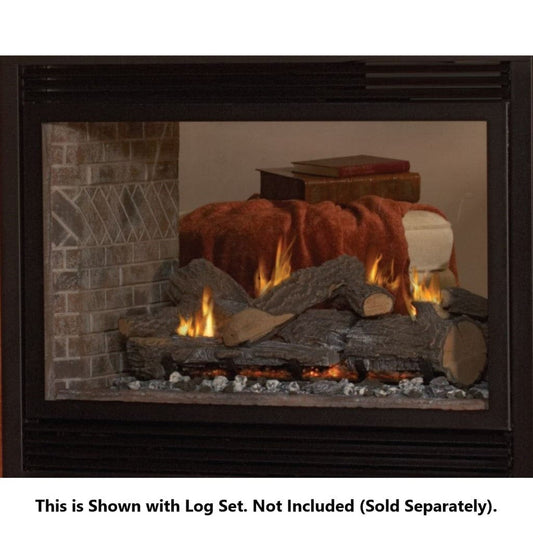 Empire Tahoe 36" Millivolt Control With On/Off Switch, Natural Gas Direct Vent Premium See Through Fireplace