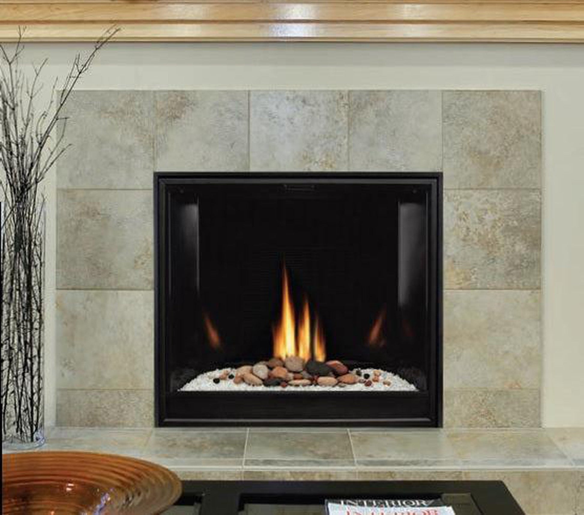 Empire Tahoe Clean Face 36" Millivolt Control With On/Off Switch, Natural Gas Direct Vent Premium Contemporary Fireplace