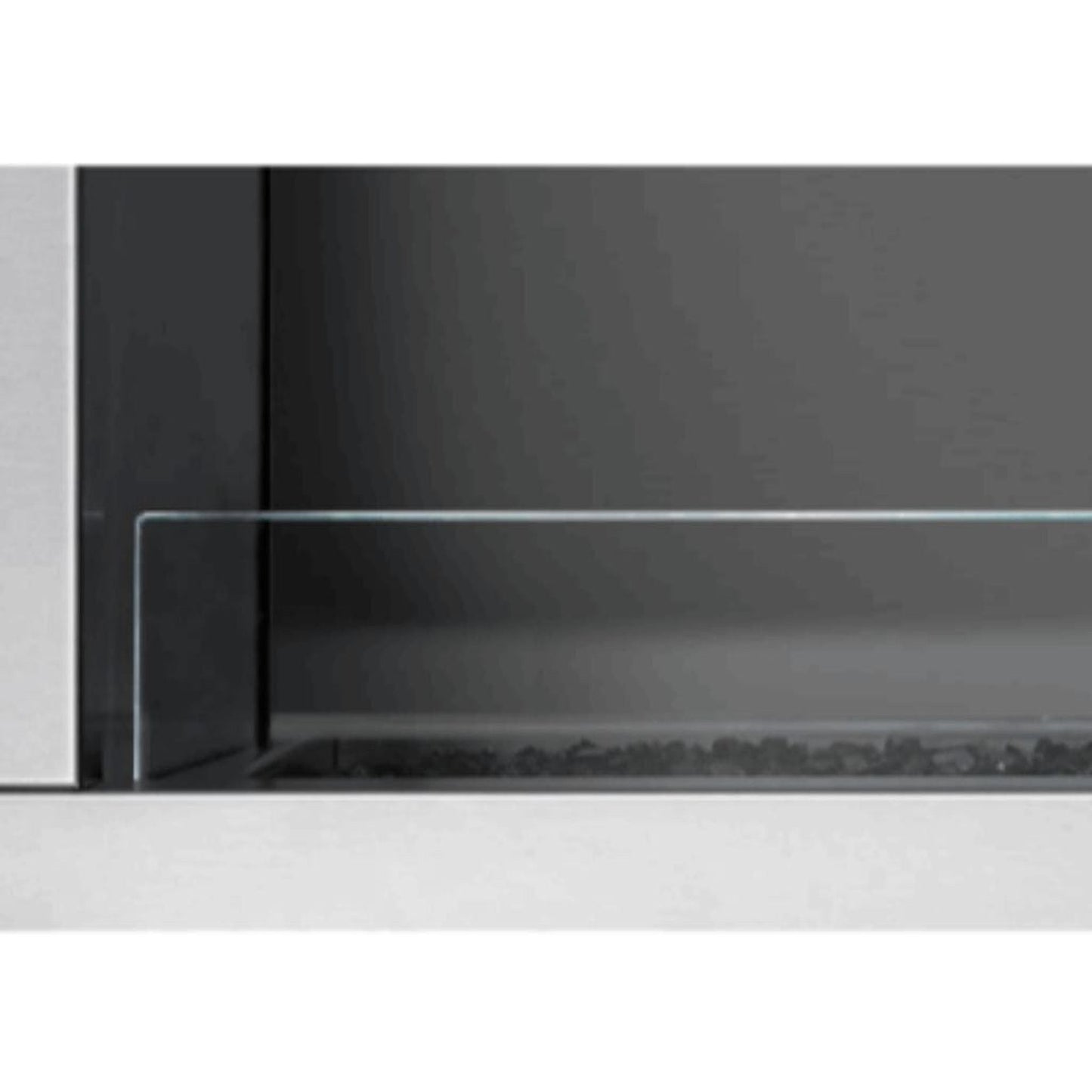 Empire Taller Weather Deflector Glass Panel for 60" Carol Rose Coastal Outdoor Linear Fireplace