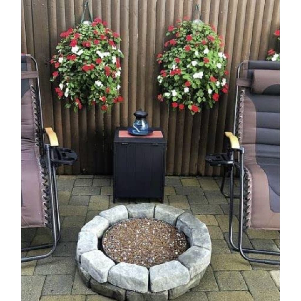 Endless Summer 16" Black Steel Propane Tank Cover