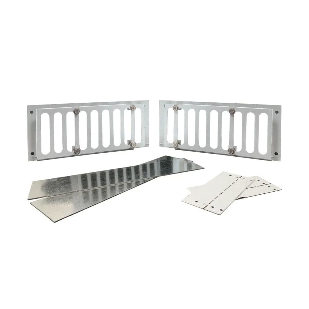 Firegear 4" x 8" Paver Fire Pit Vent Kit With Mounting Plate and Lintel