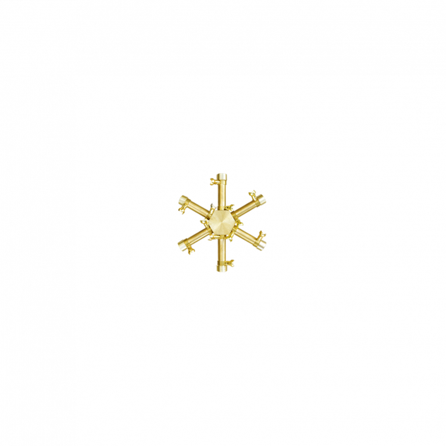 Firegear Pro Series 10" Brass Natural Gas Fire Pit Burning Spur