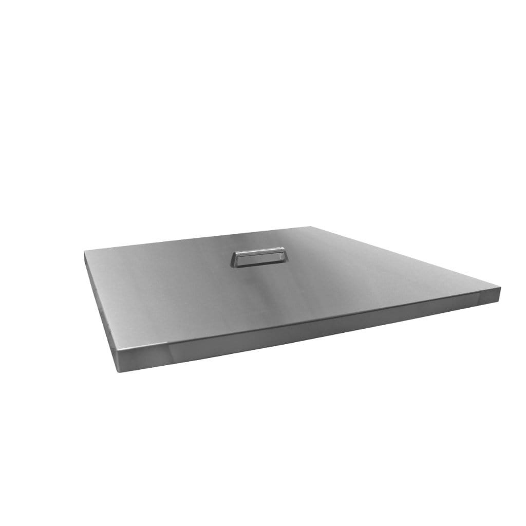 Firegear 32" Square Stainless Steel Fire Pit Lid With Handle for 32" Square Drop-In Pan