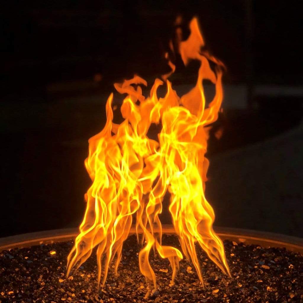 HPC 19" 120VAC Round Bowl Pan Natural Gas Standard Fire Pit Insert With On/Off Electronic Ignition