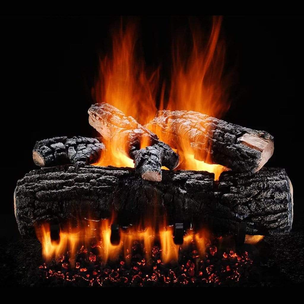 Hargrove Charred Series 18" Blazing Pecan Single Side Vented Gas Log