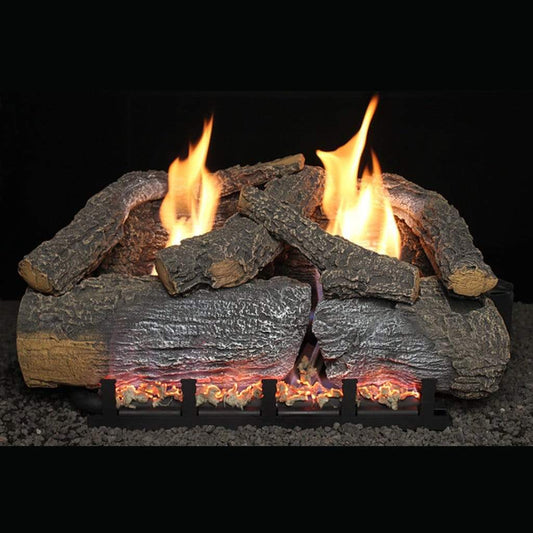 Hargrove 30" Frontier Blaze Vent-Free Natural Gas Log Set With Millivolt Valve