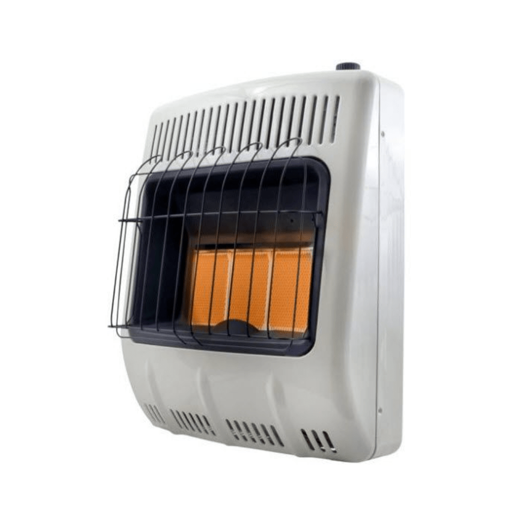 Heatstar 24" 20,000 BTU Infrared Radiant Vent Free Natural Gas Heater With Thermostat and Blower