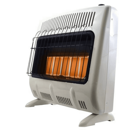 Heatstar 31" 30,000 BTU Infrared Radiant Vent Free Propane Heater With Thermostat and Blower