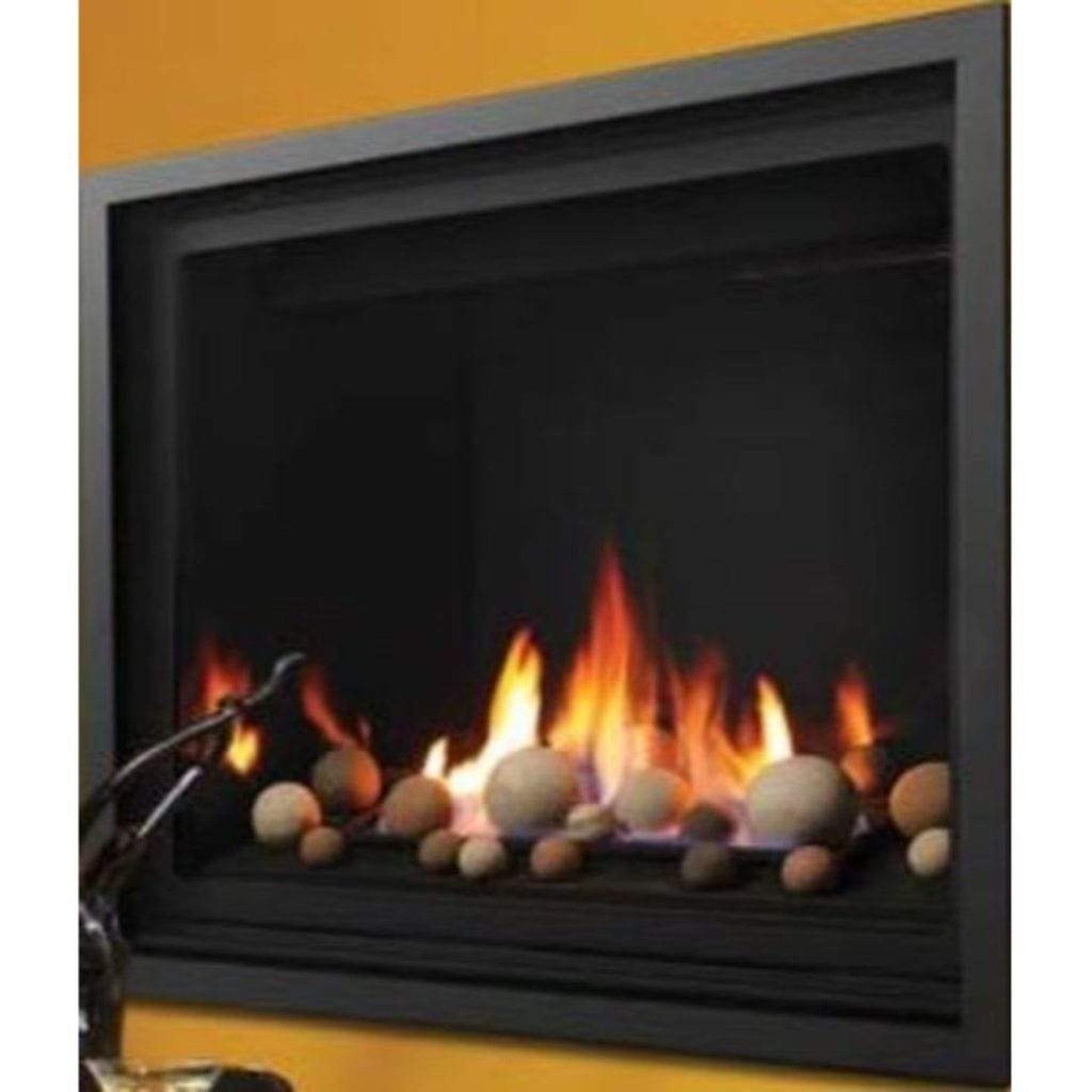Kingsman 36" x 32" Picture Frame Surround for Direct Vent/Vent Free Fireplace