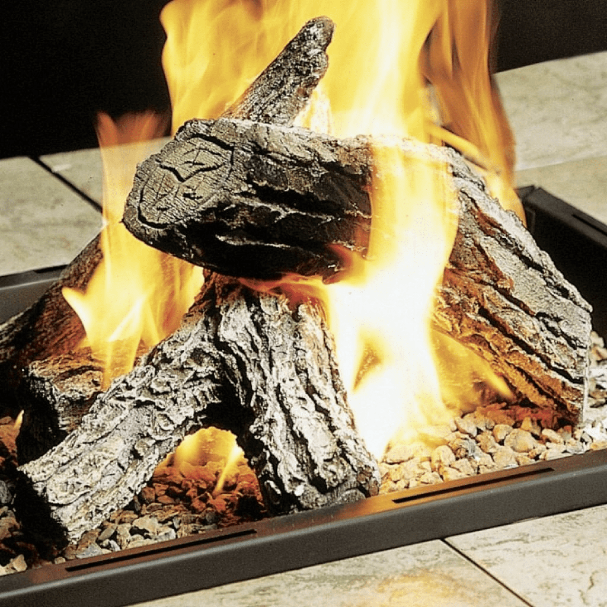 Kingsman 4-Piece Cast Oak Log Set for FP2085/FP2785 Fire Pit