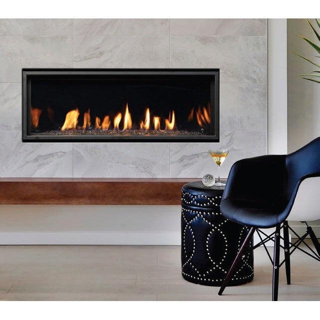 Kingsman ZCVRB47 47" Zero Clearance Millivolt Control, Natural Gas Direct Vent Linear Fireplace