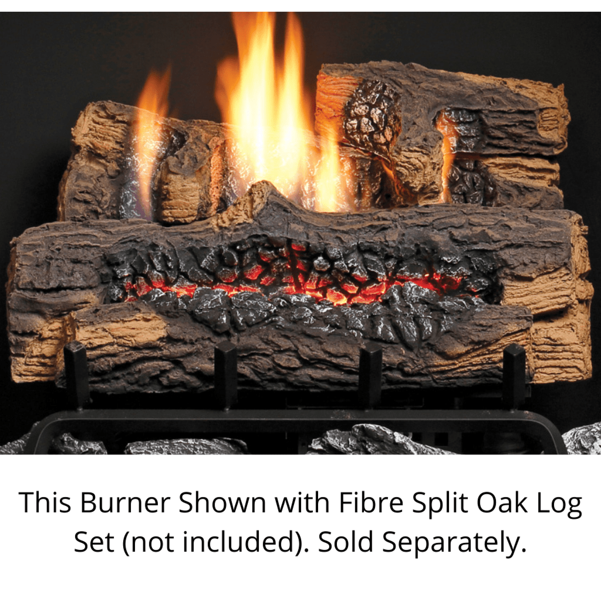 Kingsman ZVFB3330 33" Manual Valve, Natural Gas Vent Free Gas Log Burner