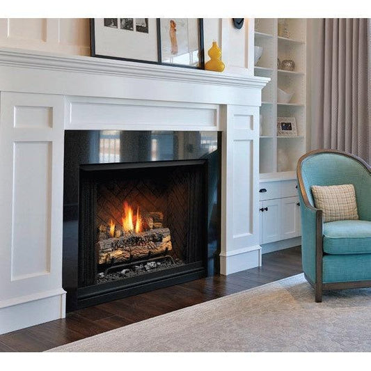 Kingsman ZVFCV39 39" Zero Clearance Clean View Circulating Universal Vent Free Firebox