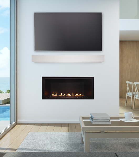 Majestic DVLinear 36" Linear Contemporary Direct Vent Natural Gas Fireplace With IntelliFire Ignition System