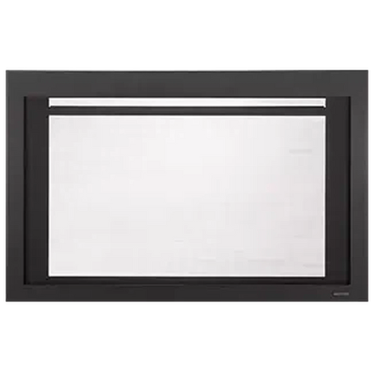 Majestic Black Clean Screen Front for Ruby and Trilliant 25" Gas Fireplace Inserts