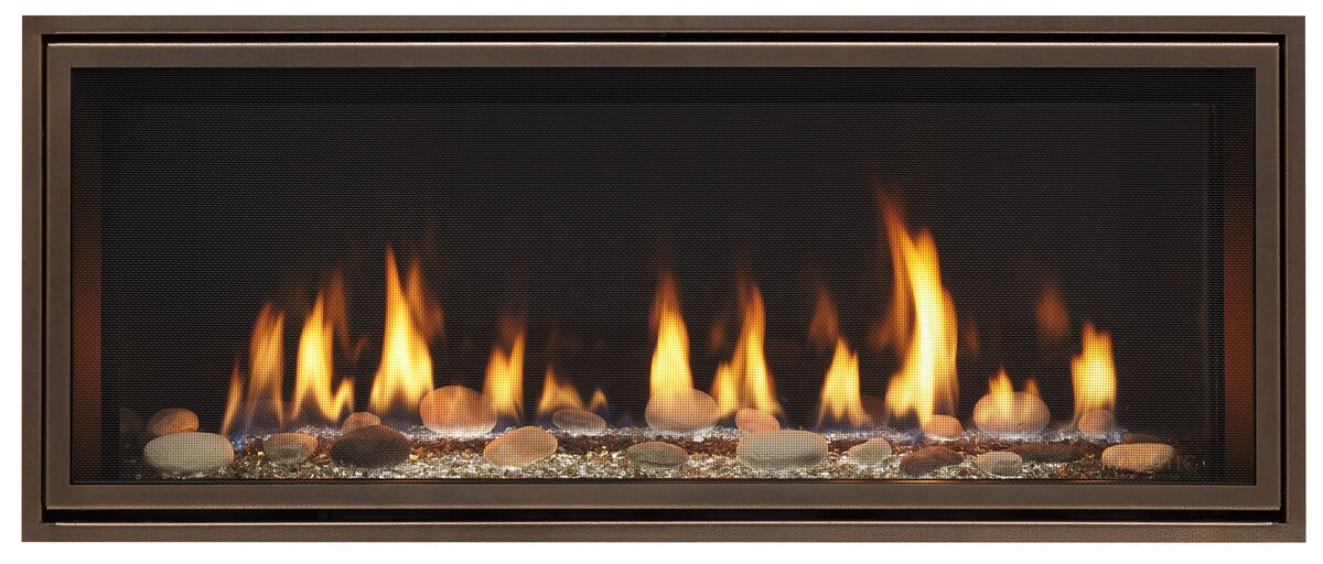Majestic Echelon II 36" Linear Contemporary Direct Vent Natural Gas Fireplace With IntelliFire Touch Ignition System