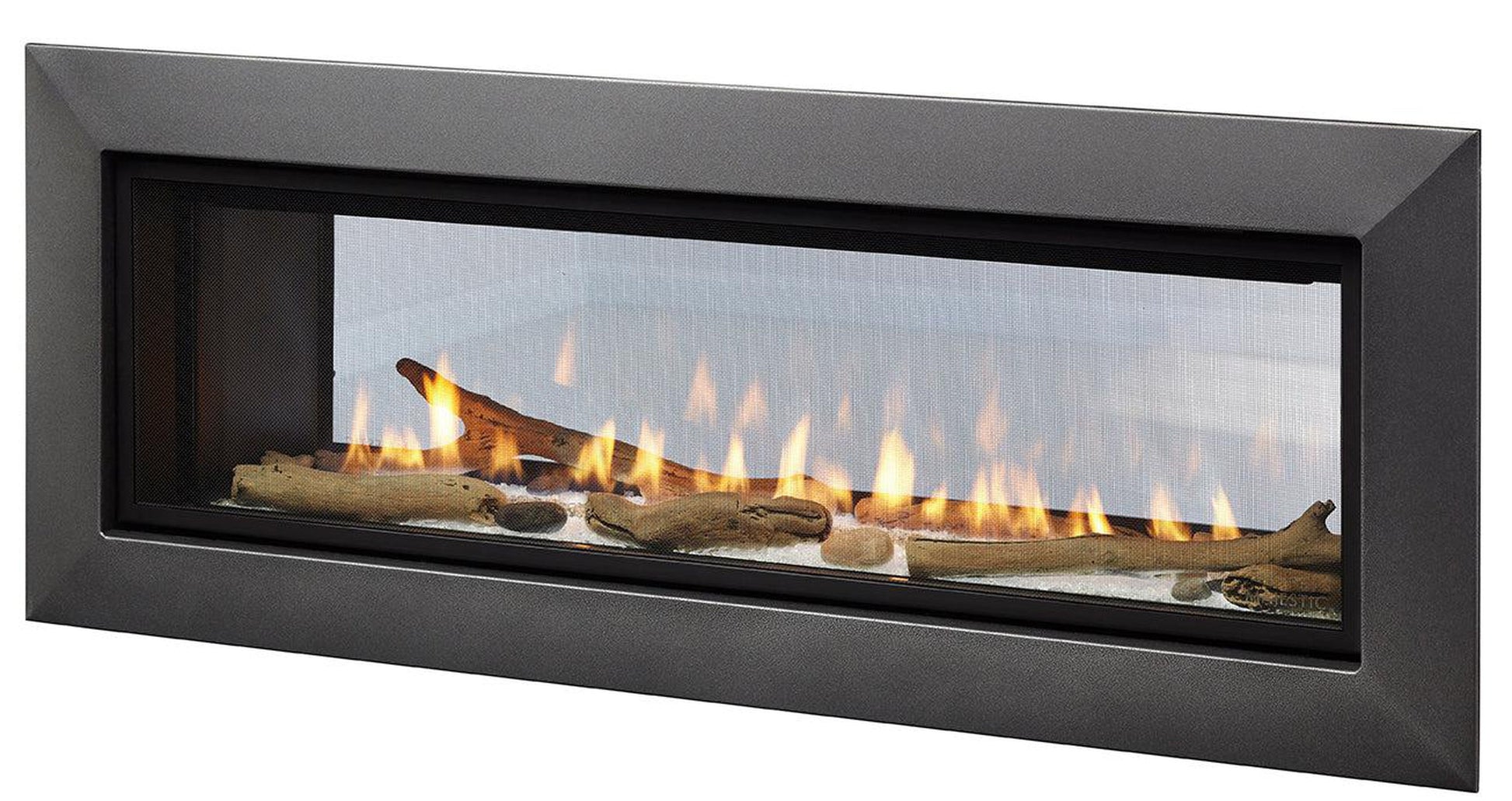 Majestic Echelon II See-Through 36" Linear Contemporary Direct Vent Natural Gas Fireplace With IntelliFire Touch Ignition System