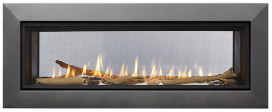 Majestic Echelon II See-Through 36" Linear Contemporary Direct Vent Natural Gas Fireplace With IntelliFire Touch Ignition System