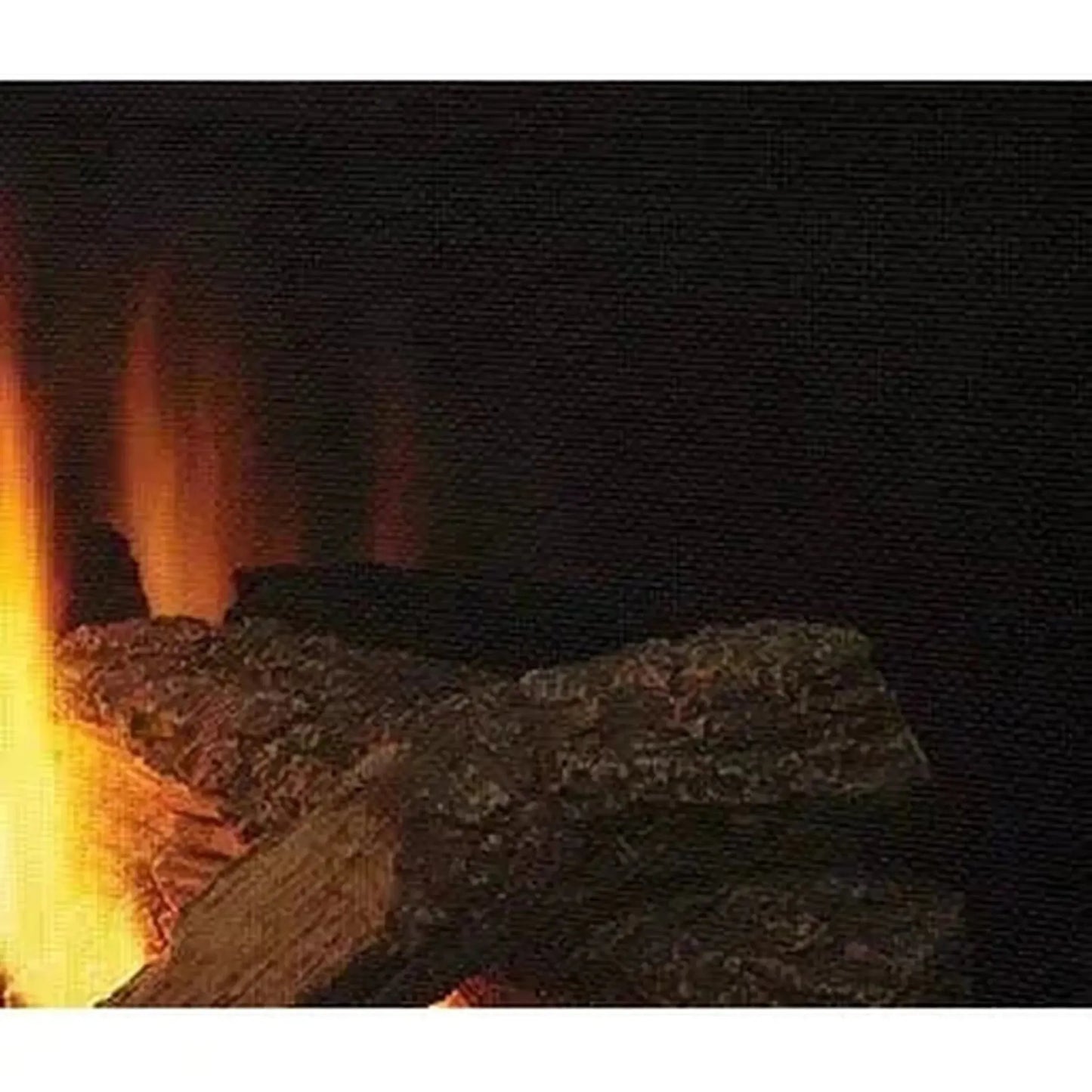 Majestic Reflective Black Contemporary Glass Liner Kit for Ruby 35" Gas Fireplace Insert