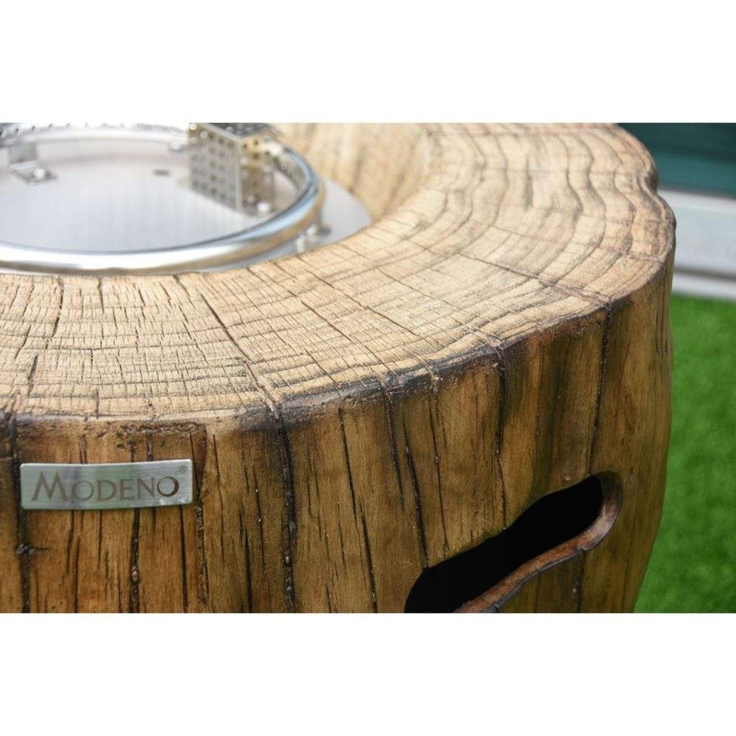 Modeno Manfield 28" Redwood Fire Pit