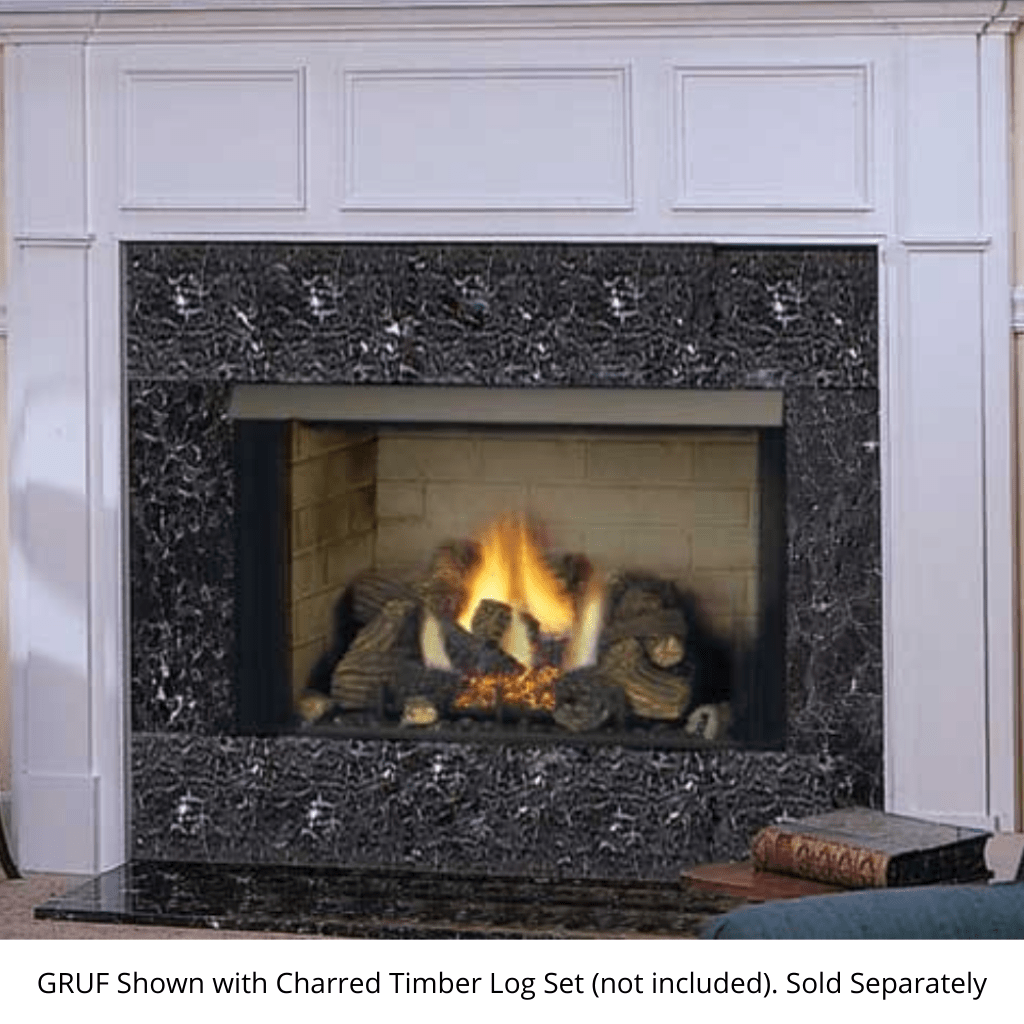 Monessen 32" GCUF/GRUF Series Vent Free Circulating Gas Firebox with Refractory & Cottage Clay Firebrick