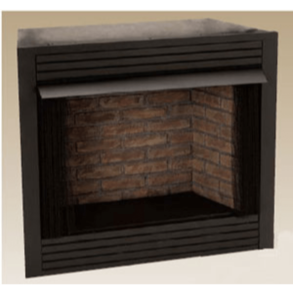 Monessen 32" GCUF/GRUF Series Vent Free Circulating Gas Firebox with Refractory & Cottage Clay Firebrick