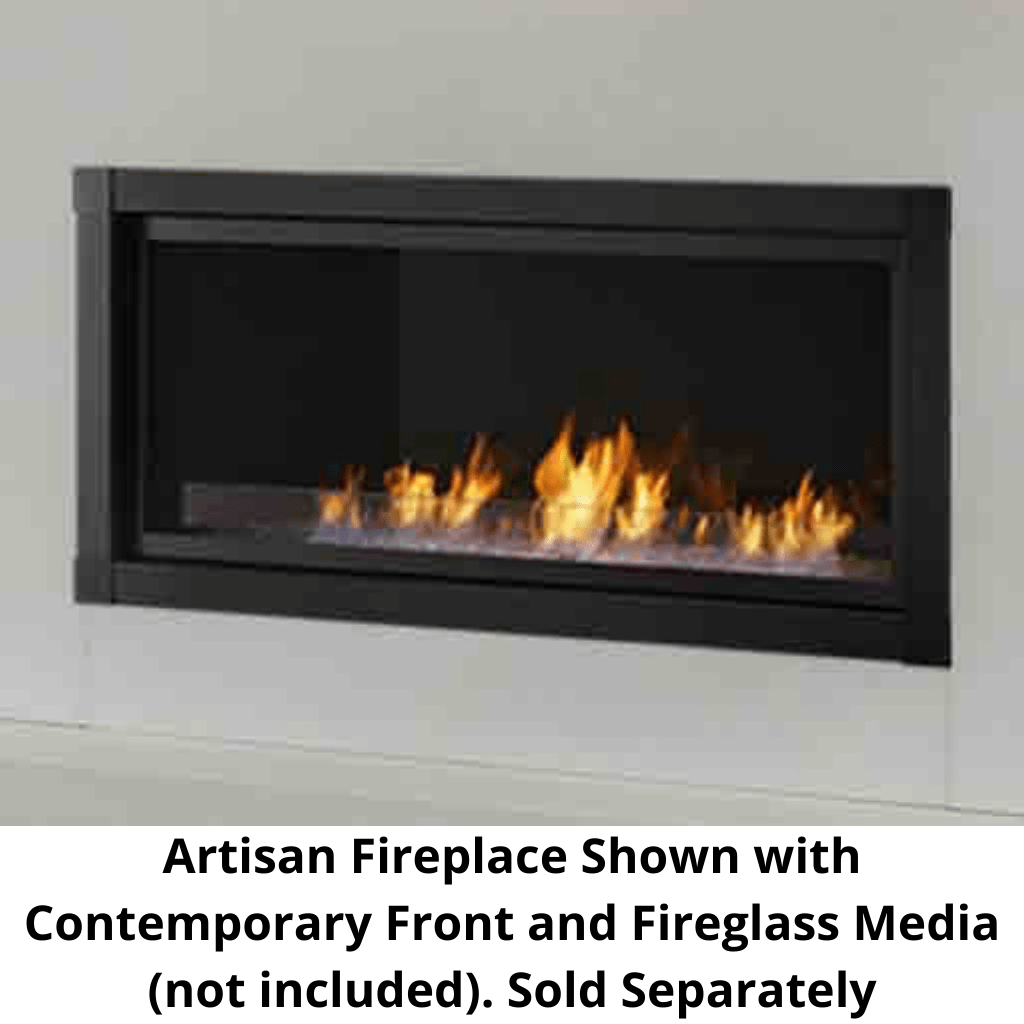 Monessen Artisan 42" Reduced BTU Vent Free Natural Gas Linear Fireplace with IPI Plus Ignition